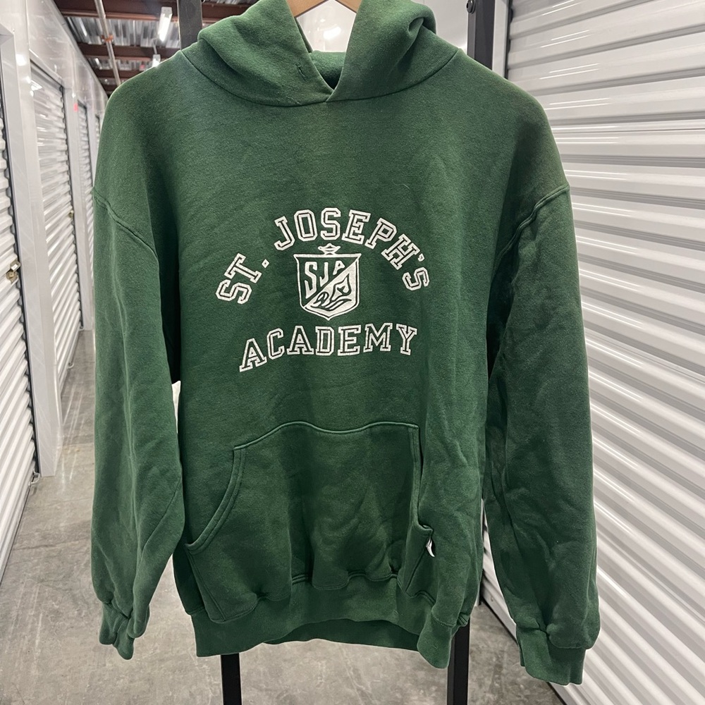 Russell athletics St. Joseph’s Academy hoodie green 22 x 24…medium